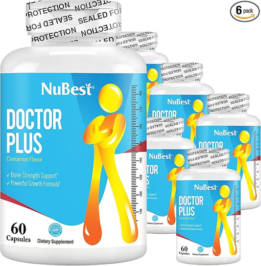 Doctor Plus - Height Growth Formula D3, Vitamin K2 (MK7) (MK7) - (10+) and 6 Pack