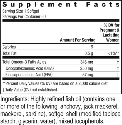 Rainbow Light Prenatal Vitamin, Omega-3 Fatty 60 Softgels