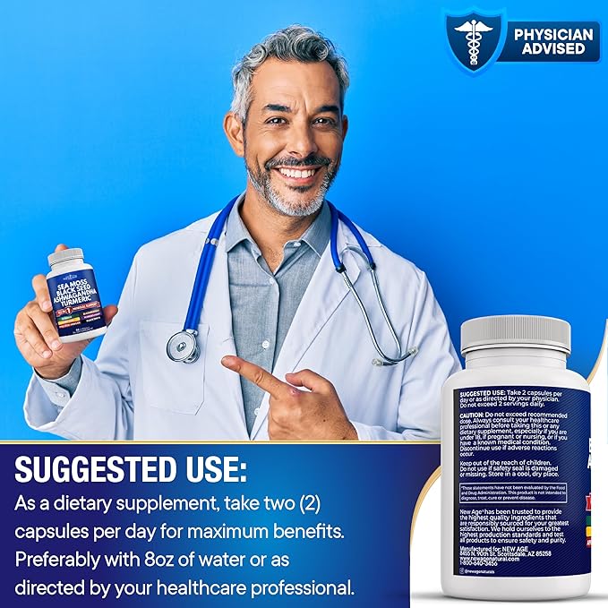 NEW AGE Sea Moss Black Seed
