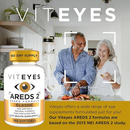 Viteyes AREDS 2 Classic Macular Health 180 Softgels