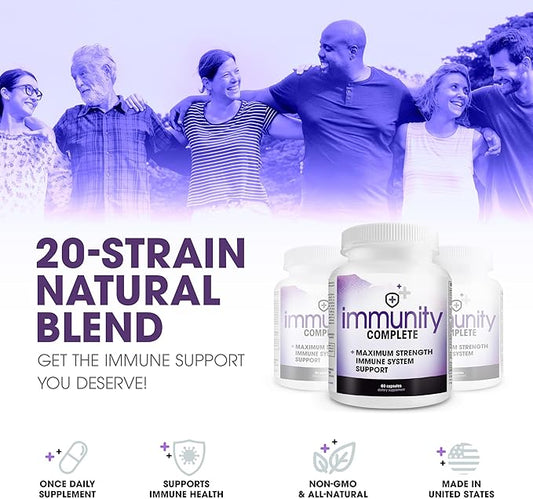Immunity Complete - 20-in-1 Immune System 60ct