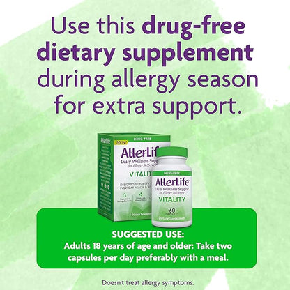 Vitality Capsules, Daily Allergy Supplements 60-Count