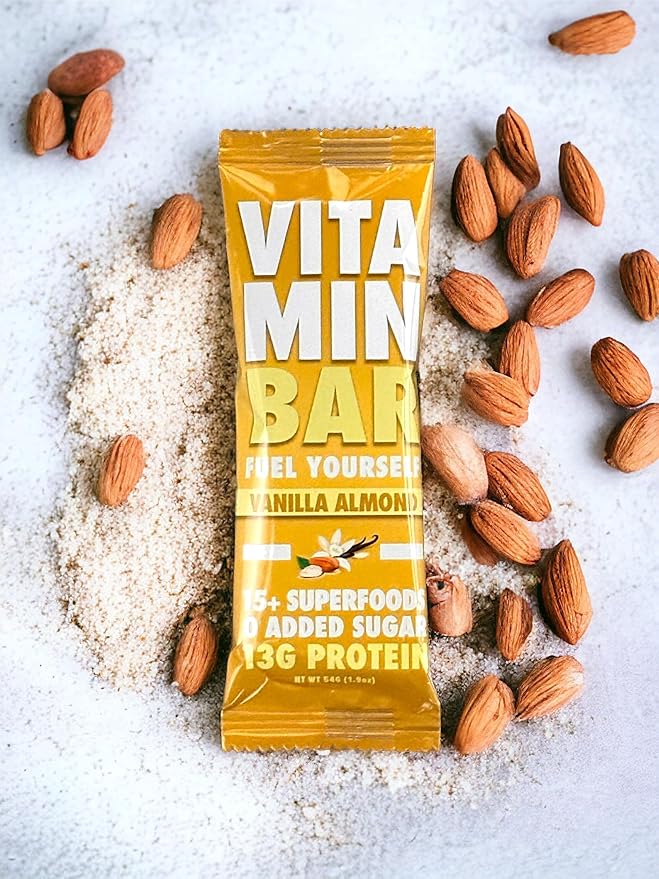 VITAMINBAR Nutrition Bar 12G Protein (12 Bars)