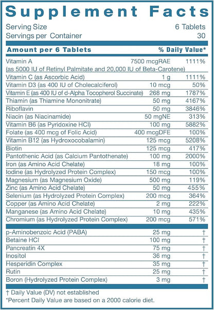 Androvite for Men 500mg, Multimineral D3, Calcium-Free 180 Count