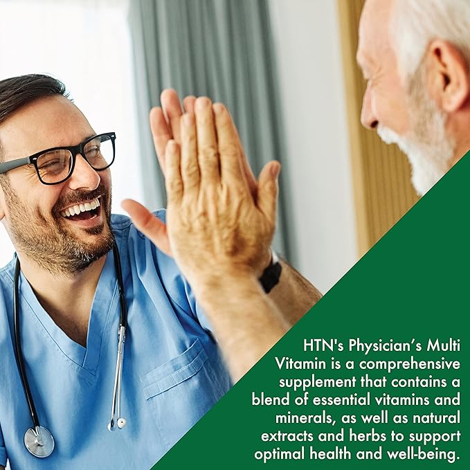 Health Thru Nutrition Physician's Multi-Vitamin Complex 60 Plus CoQ-10, Glutathione, 90)