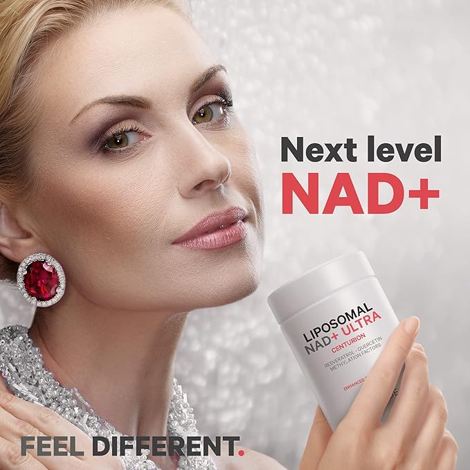 Codeage Liposomal NAD+ with Resveratrol & Vitamin B - NAD Plus Ultra for Energy & Healthy Aging Support - NAD Vitamin Supplement with Quercetin, Betaine, Riboflavin - Bioavailable - 90 Capsules