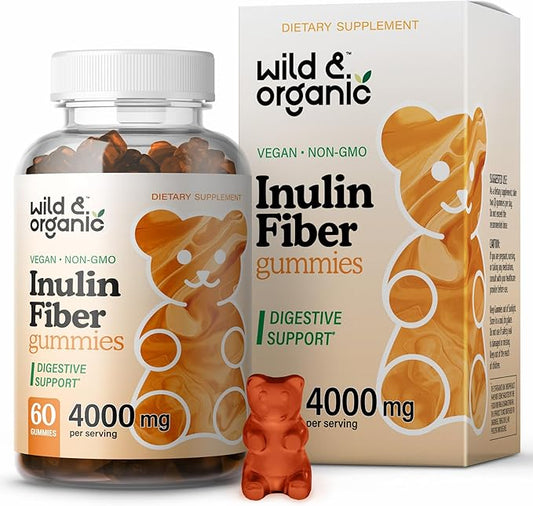 Inulin Fiber Gummies 4000mg 60 Prebiotic