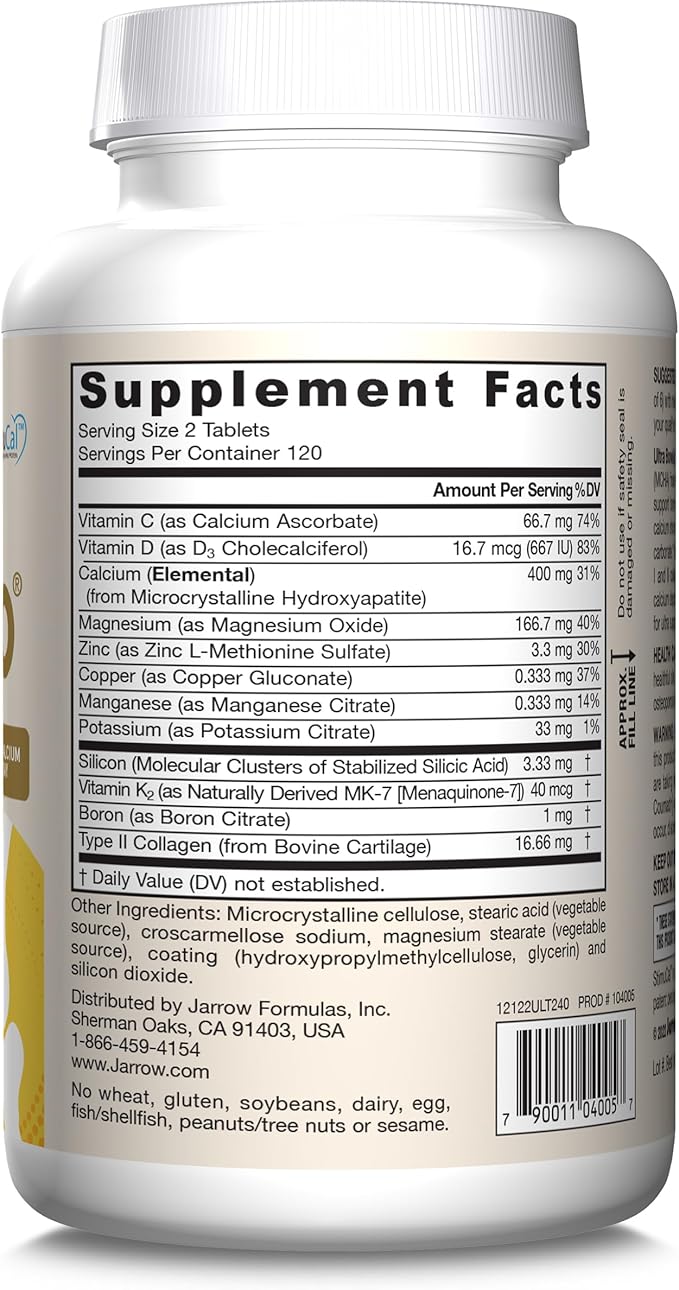 Jarrow Formulas Ultra BoneUp, Includes MK-7 240 Bone