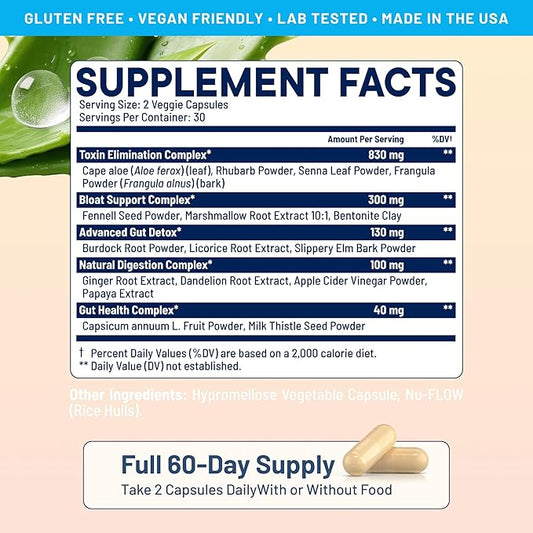 Herbal Cleanse + Detox 15-Day Gut 120 Vegan