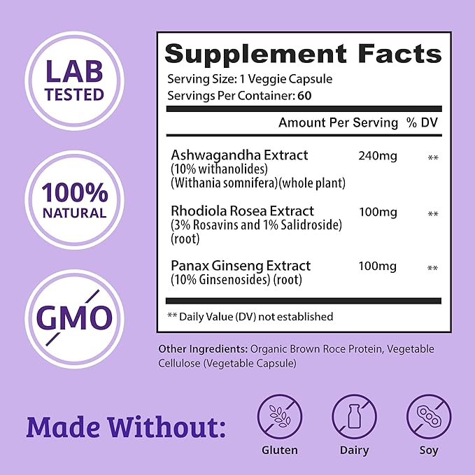 Dr. Matthew Cortisol Reducer & Adrenal Support Supplement with Ashwagandha, Rhodiola & Ginseng – A Detox Cocktail to Lower Cortisol & Support Relaxation, Calm & Restful Sleep