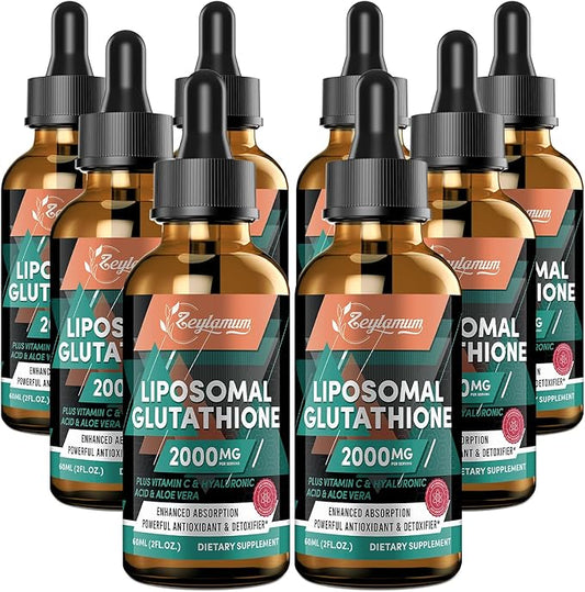2000MG Liposomal Glutathione Liquid Drops, Enhanced 16.16 OZ