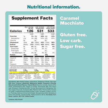 KETO CHOW CARAMEL MACCHIATO - 1 MEAL PACK