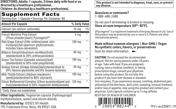 Klaire Labs Theraflavone (60 Capsules)