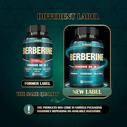 25in1 Berberine Supplement 27000mg per 30:1) Berberine 9000mg Ceylon 1500mg Milk 4500mg and