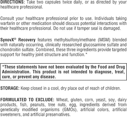 XYMOGEN SynovX Recovery (120 Capsules)