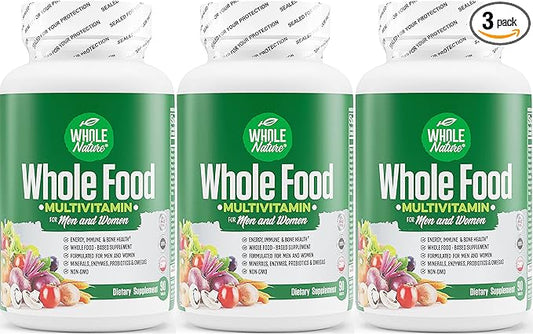 Whole Food Multivitamin for Men and (3)