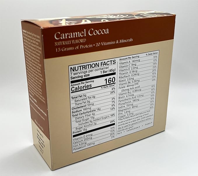 Caramel Cococa Bar (7 bars/box)