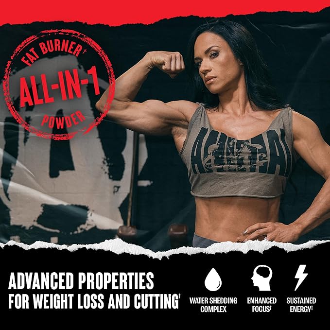 Animal Cuts Thermogenic Fat Burner Powder - Weight Loss for Women and Men for Metabolism, Energy, Focus, and Nootropic Brain Support with Ketones Appetite Suppressant - Strawberry Watermelon Flavor
