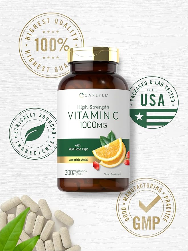 Carlyle Vitamin C 1000mg 300 Vegetarian