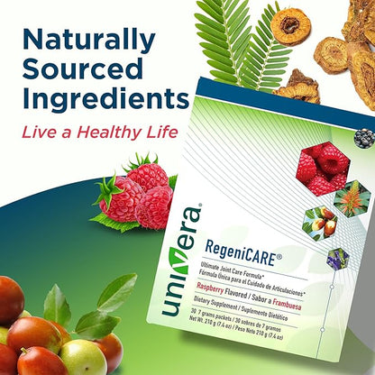 Univera RegeniCARE, Glucosamine, Chondroitin, MSM, Univestin, (30ct, 7g 7g Individual