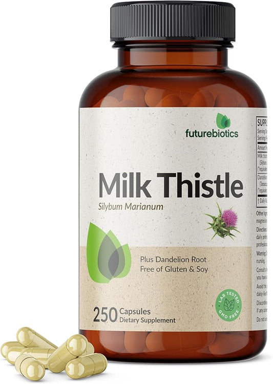 Futurebiotics Milk Thistle Silymarin Marianum & 250 Capsules