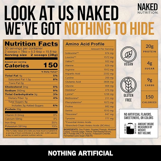 Naked Shake - Chocolate Peanut Butter 30 Servings