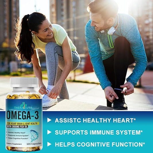 Triple Strength Omega-3 2160mg + EPA 1296mg + 864mg + 120 Softgels, 60 Day