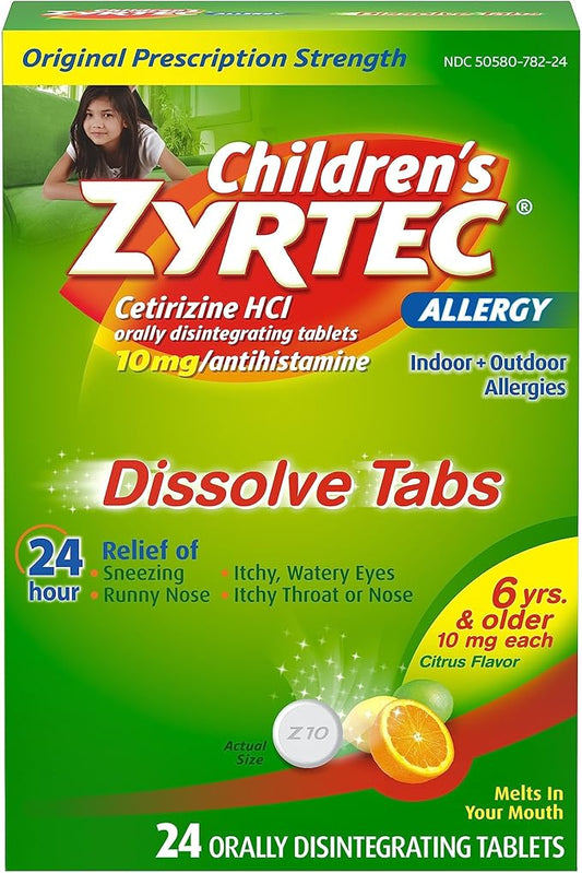 Zyrtec Children's 24 HR Dissolving Allergy 24 ct 24 Hour