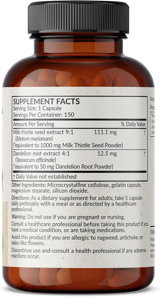Futurebiotics Milk Thistle Silymarin Marianum & 150 Capsules
