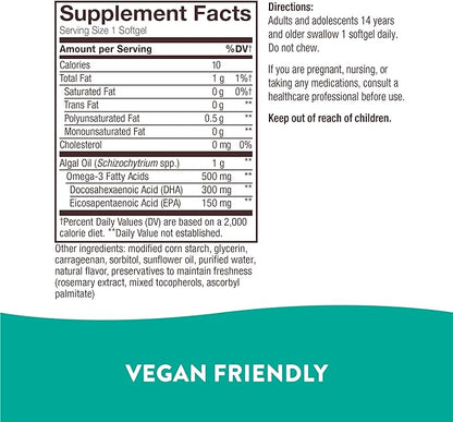 Nature's Way NutraVege Plant Based Omega-3, 30 Vegan