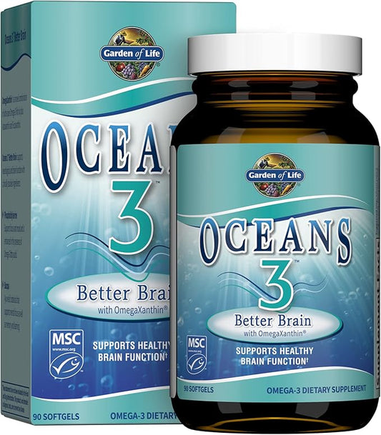 Garden of Life Ultra Pure EPA/DHA 3 Fish 3 Better 90 Softgels