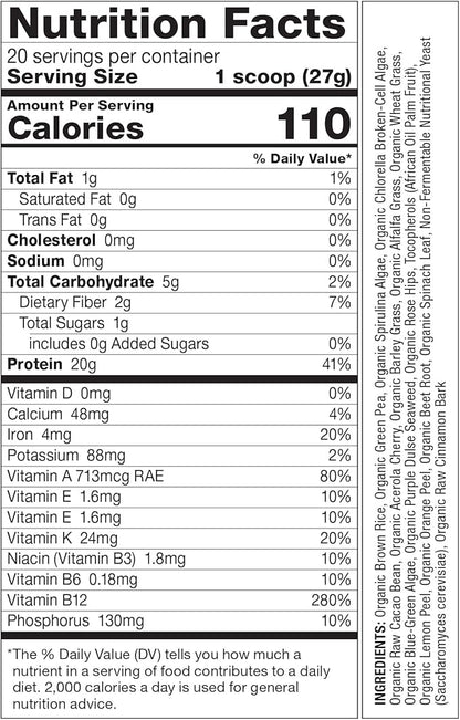 Dr. Schulze's | SuperProtein Plus | 100% Plant B-12 & 19 Oz.