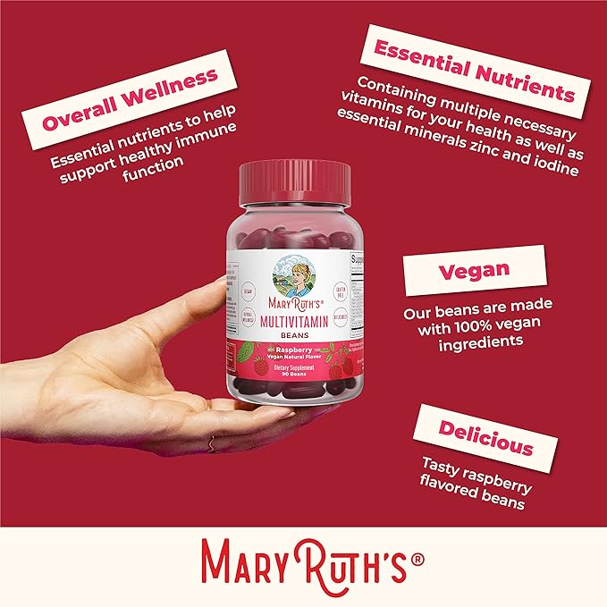 MaryRuth Organics Multivitamin Multimineral Vita-Beans 14+ | 90 Count
