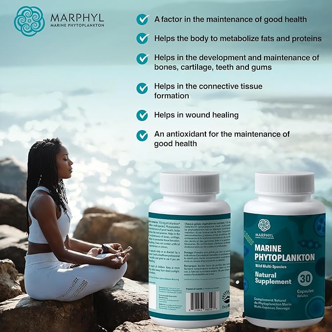 MARPHYL Marine Phytoplankton Wild Multi Species 150 mg 30 vegan