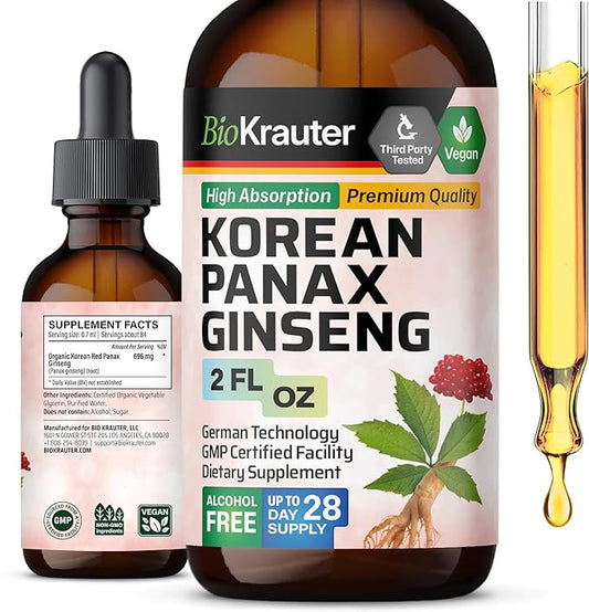 Panax Ginseng Liquid Drops 2 Fl.Oz.
