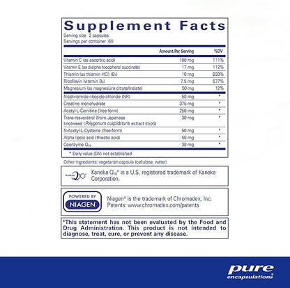 Pure Encapsulations Mitochondria-ATP 120 Capsules