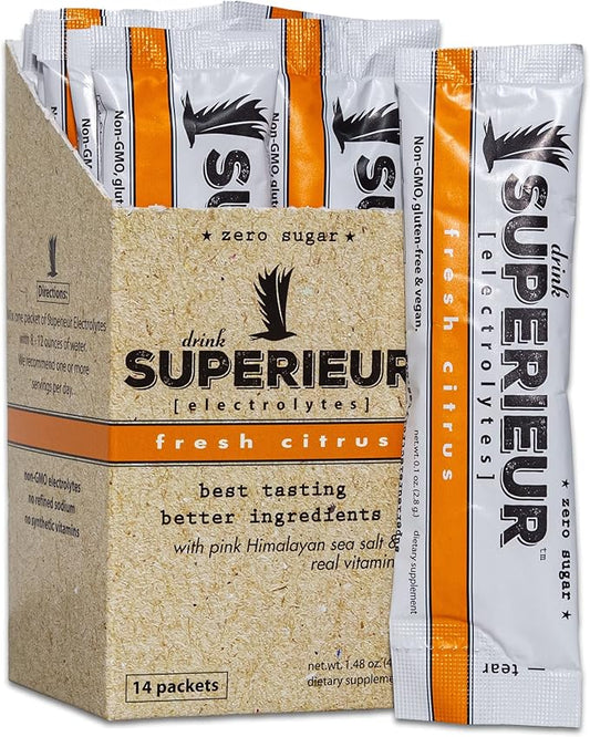 Superieur Electrolyte Powder Packets (14 Packets)