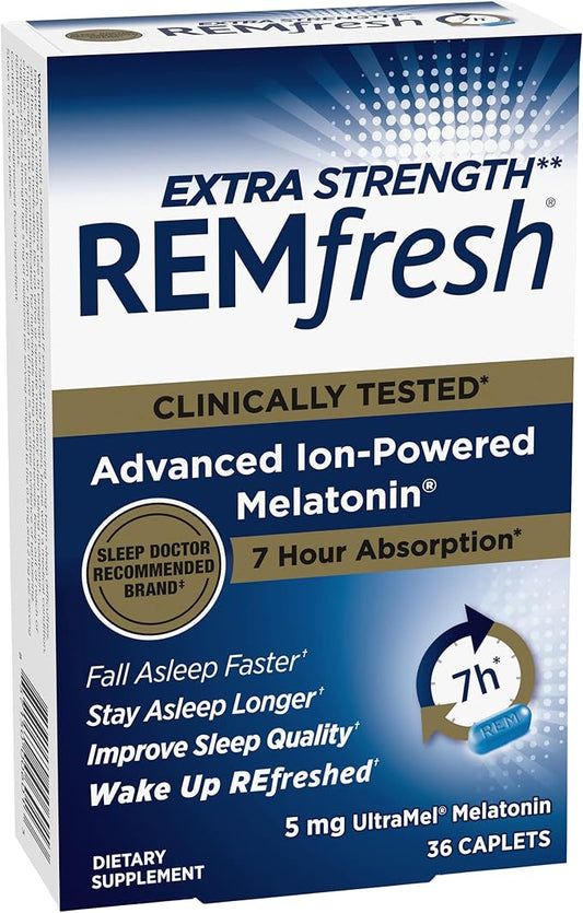 REMfresh Extra Strength 5mg Melatonin Sleep (36 Caplet) #1 Doctor
