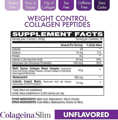 Colageina Slim Weight Control Multi-Collagen Peptides.