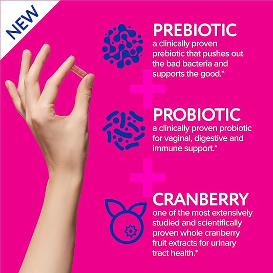 Florajen Women's Vaginal Probiotic, Prebiotic, & 45 Capsules
