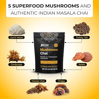Inner Elevate Mushroom Chai (90 Servings)