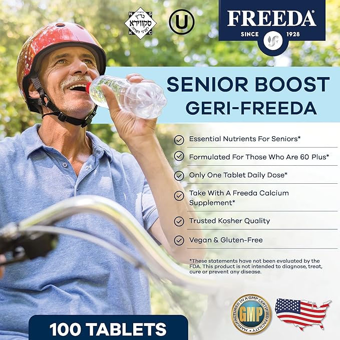 Freeda Senior Multivitamin 60 and 60 Plus 60 Plus (100 Count)