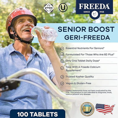Freeda Senior Multivitamin 60 and 60 Plus 60 Plus (100 Count)