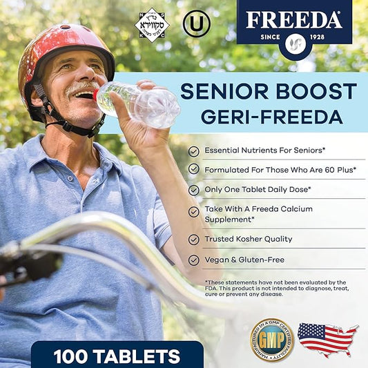 Freeda Senior Multivitamin 60 and 60 Plus 60 Plus (100 Count)
