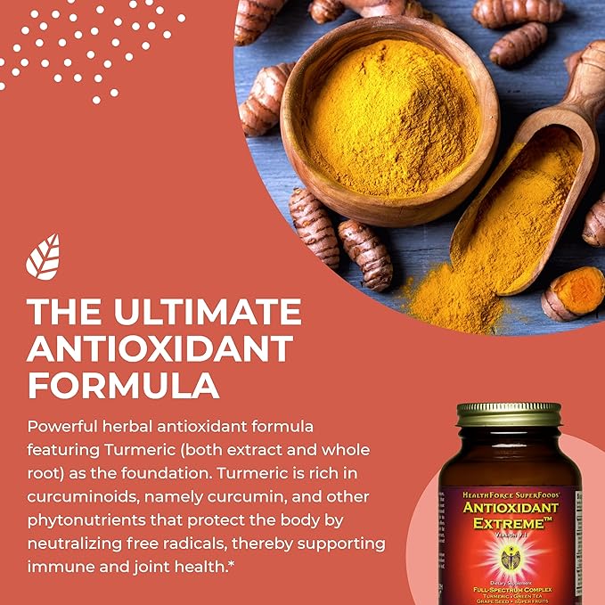 HealthForce SuperFoods Antioxidant Extreme - 120 Vegan Capsules
