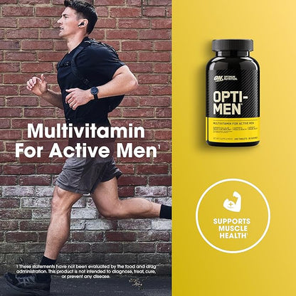 Optimum Nutrition Opti-Men Daily Multivitamin 80 Day 240 Count,