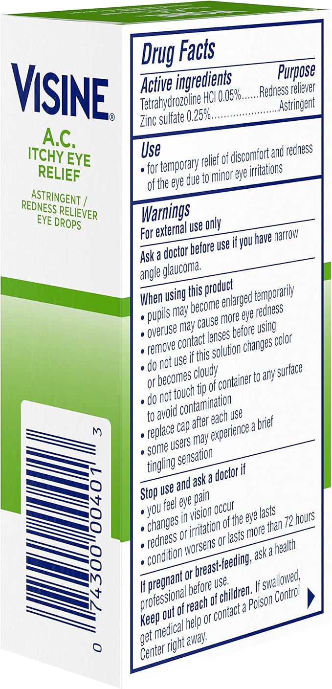 Visine A.C. Itchy Eye Relief Eye 0.5 fl.