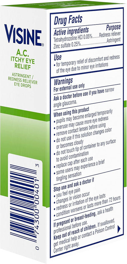 Visine A.C. Itchy Eye Relief Eye 0.5 fl.