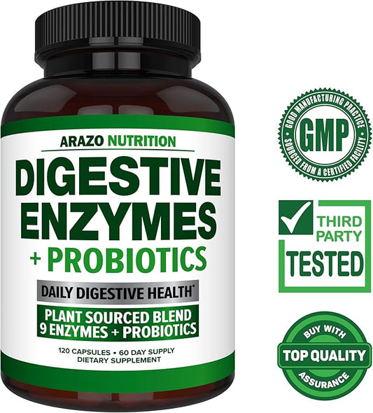 Digestive Enzymes with Probiotics 120 Pills