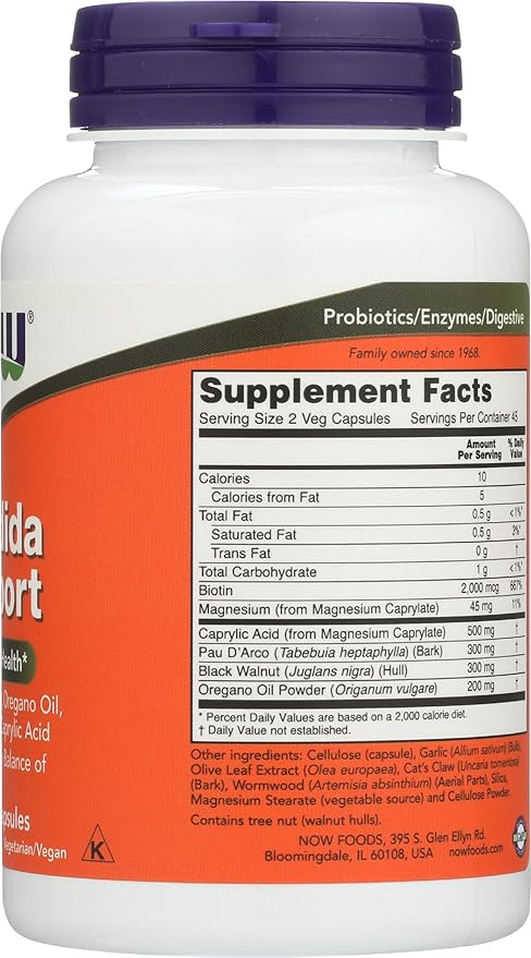 NOW Candida Support, 90 Count (Pack 2)
